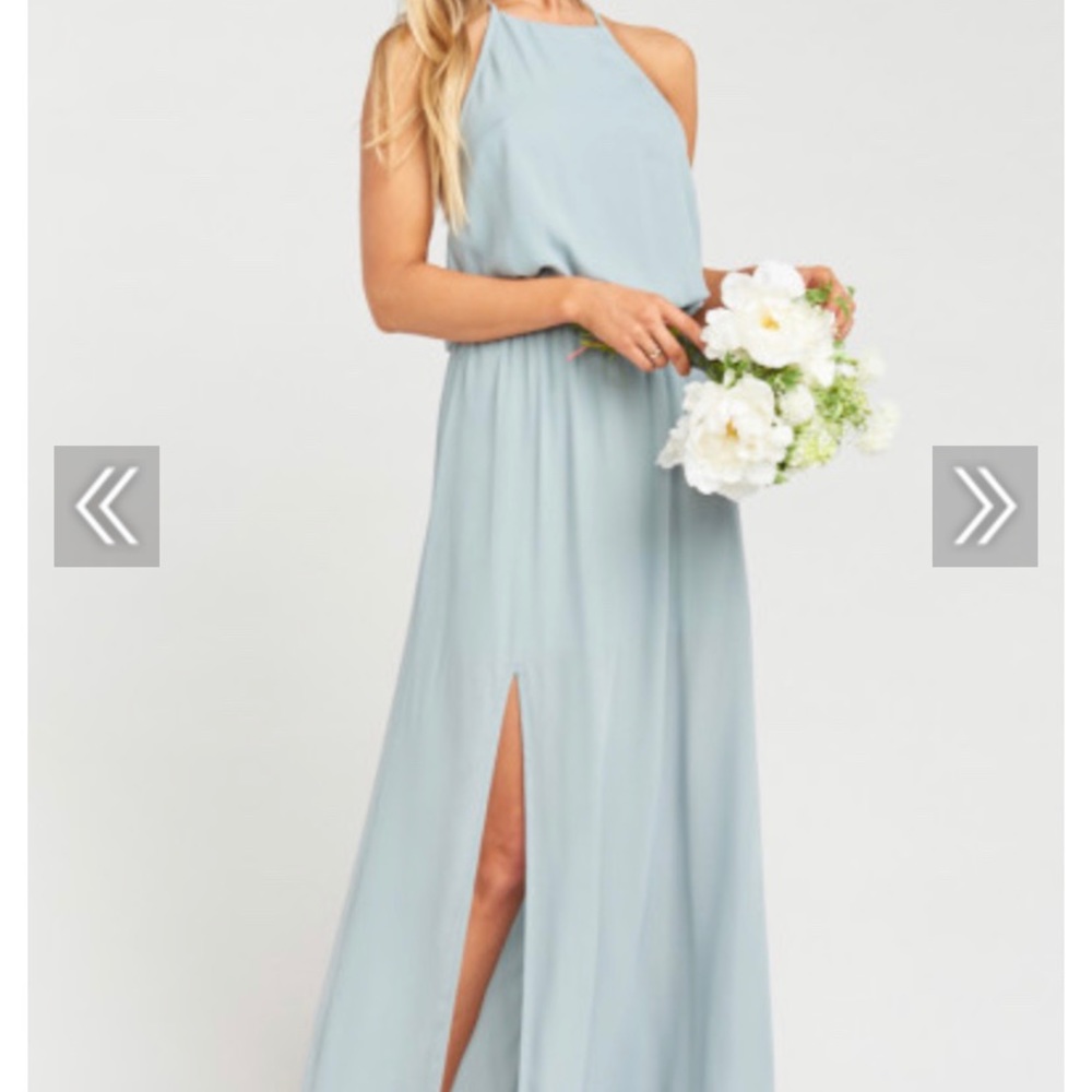Show Me Your Mumu- Heather Silver Sage Dress